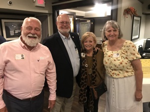 L-R: Gary Keating, Mark Larrabee, Karen Wright Larrabee, Joely Tedford Fanning